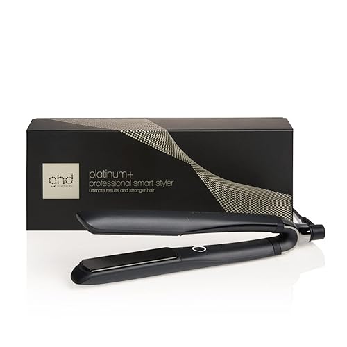 ghd Platinum+ Glätteisen & Professioneller Styler in Schwarz - Stärkeres Haar, Mehr Glanz, 2x mehr Farbschutz - Für Alle Haartypen - New Packaging