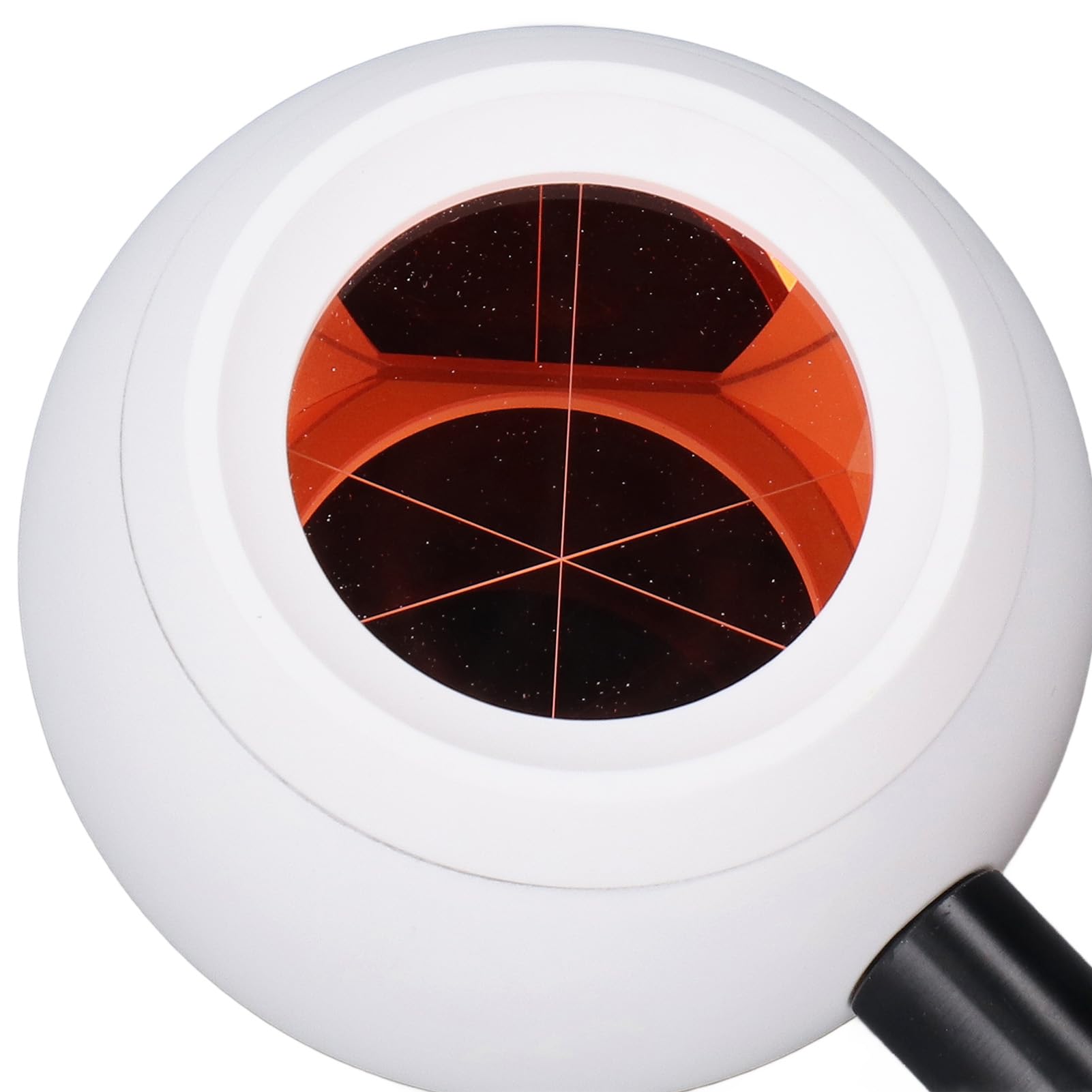 Prisma de Bola con Adaptador de Cambio Rápido de 5/8 pulg., Cabezal de Prisma Esférico BP004, Esfera Reflectante de Estación Total de Escaneo de 100 Mm