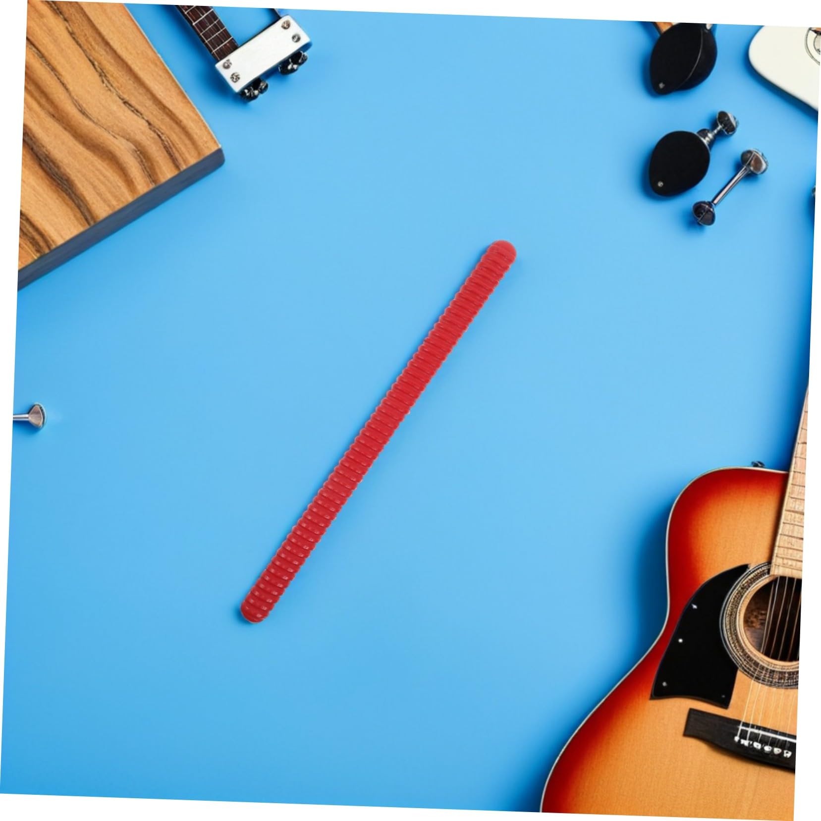 Baquetas Rítmicas Musicales 4 Piezas de Madera en Espiral para Niños