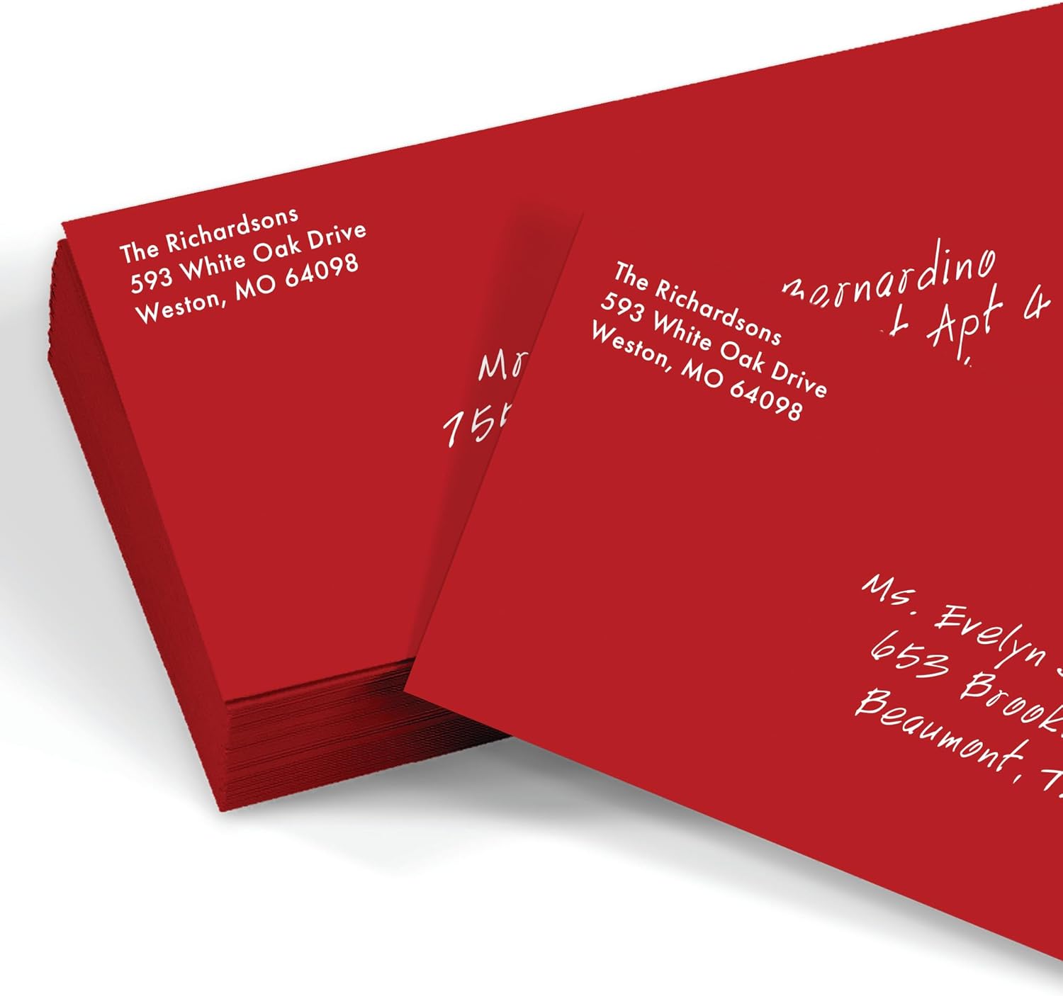 LUXPaper #9 Slimline Invitation Envelopes | Peel & Press | 3 7/8" x 8 7/8" | Ruby Red | 80lb. Text | 250 Qty