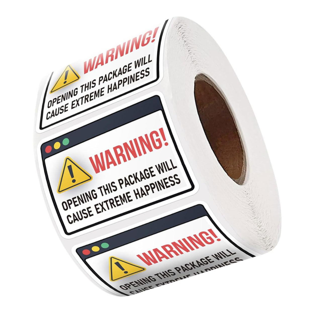 SHINEOFI 4rotoli Roll Di Adesivi Per Imballaggio Di Estrema Felicità Etichette Autoadesive Per Buste e Scatole Etichette Colorate Per Feste e Regali Perfetti Per Decorazioni Fai Te e