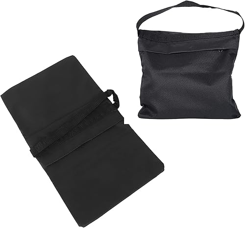 Haofy Bolsa de peso rellenable para saco de arena, tela Oxford, costuras dobles, cremalleras de 2 vías, adecuada para soporte de estudio de video