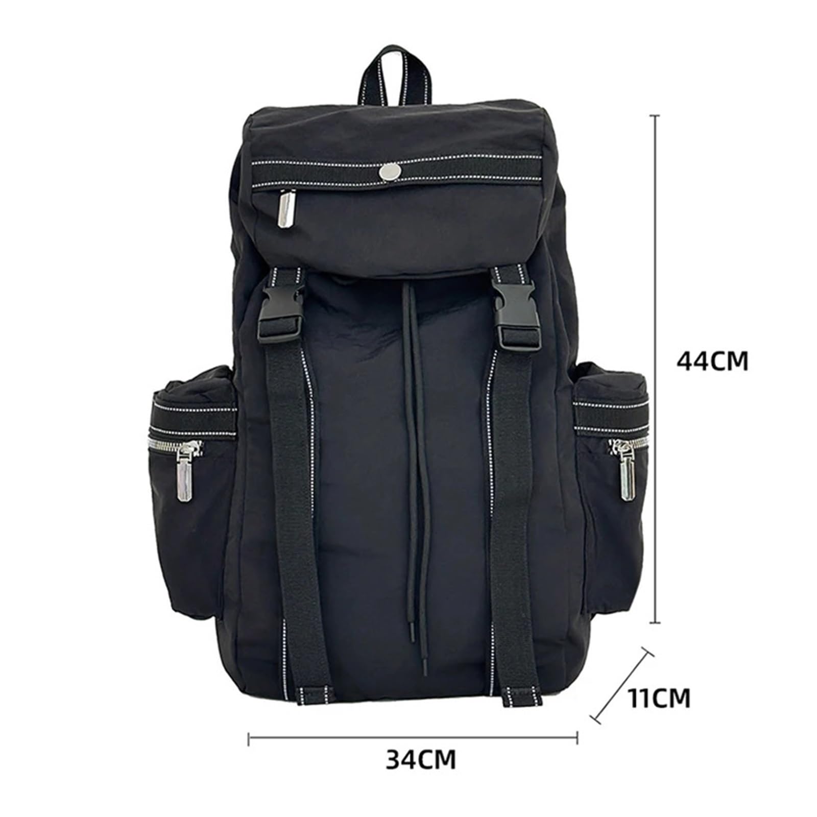 Mochila de viaje al aire libre for senderismo y escalada grande(Black B)