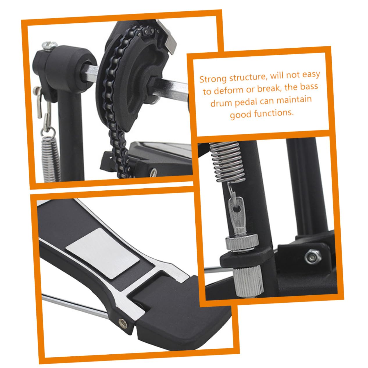 SHOWERORO Per Grancassa Heavy Duty Accessorio Per Batteria Musicisti Jazz e Appassionati Percussioni