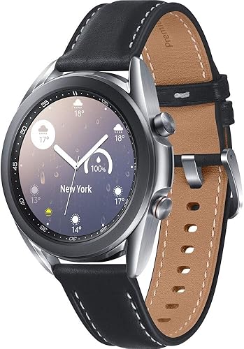 Miniatura 2 de Samsung Galaxy Watch3 - Reloj inteligente con GPS (Bluetooth, 1.614 pulgadas, plata mística) (renovado)
