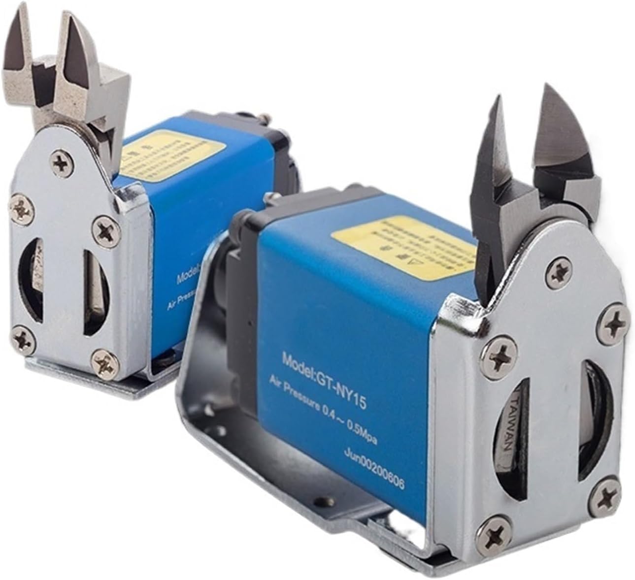 GT-NY15 Alloy Steel Metal Mini Pneumatic Scissors, Sliding Air Nipper Shears For Cutting Plastic(NY15RAJ whole set)