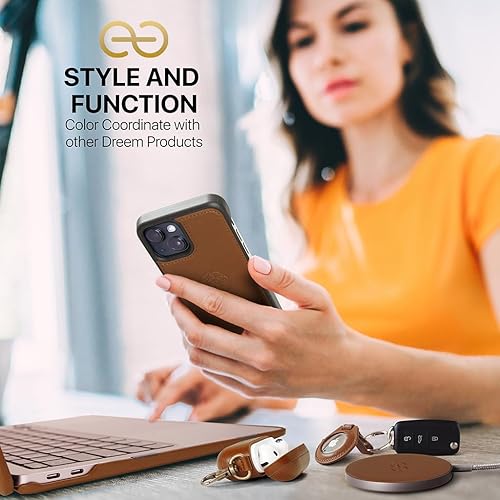 Miniatura 5 de Dreem Fibonacci - Funda tipo cartera para iPhone 13 Mini, funda de piel vegana desmontable 2 en 1 con soporte integrado, soporte para tarjetas de