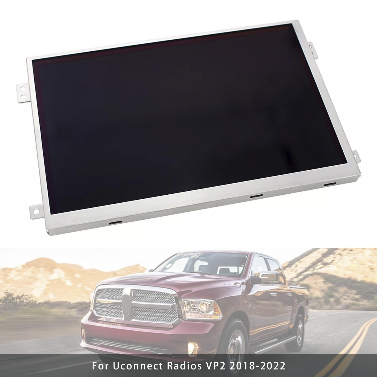 Écran tactile LCD 7" C070EAT01.0 pour radios Uconnect VP2 (2018-2022) - pour Dodge Ram 2018-2021, pour Chrysler, pour Jeep - Résistant aux rayures, remplacement direct