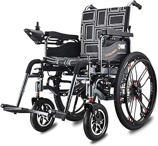 Sillas de ruedas eléctricas para adultos Doblar Deluxe Silla de ruedas eléctrica for los ancianos discapacitados motorizado silla ligera plegable plegable de la energía Carry Vespa, Anchura del asient