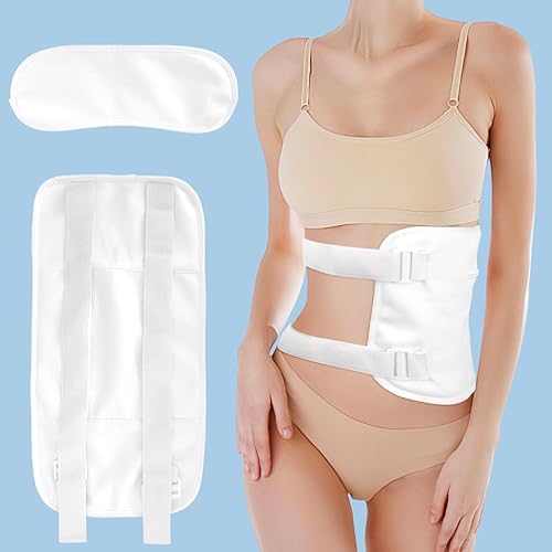 Paquetes de aceite de ricino, paquete de 2 unidades de aceite de ricino orgánico para cintura y cuello para desintoxicación del hígado, kit de