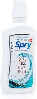 Spry Xylitol Oral Rinse, Natural Wintergreen, 16oz