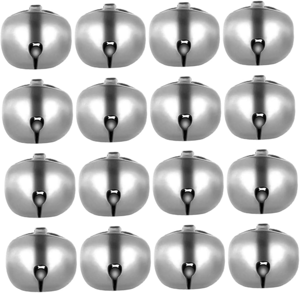 60pcs Decorative Craft Bells Bells for Projects for Christmas Festival and Holiday Decorations for Bracelets Necklaces and Ornaments