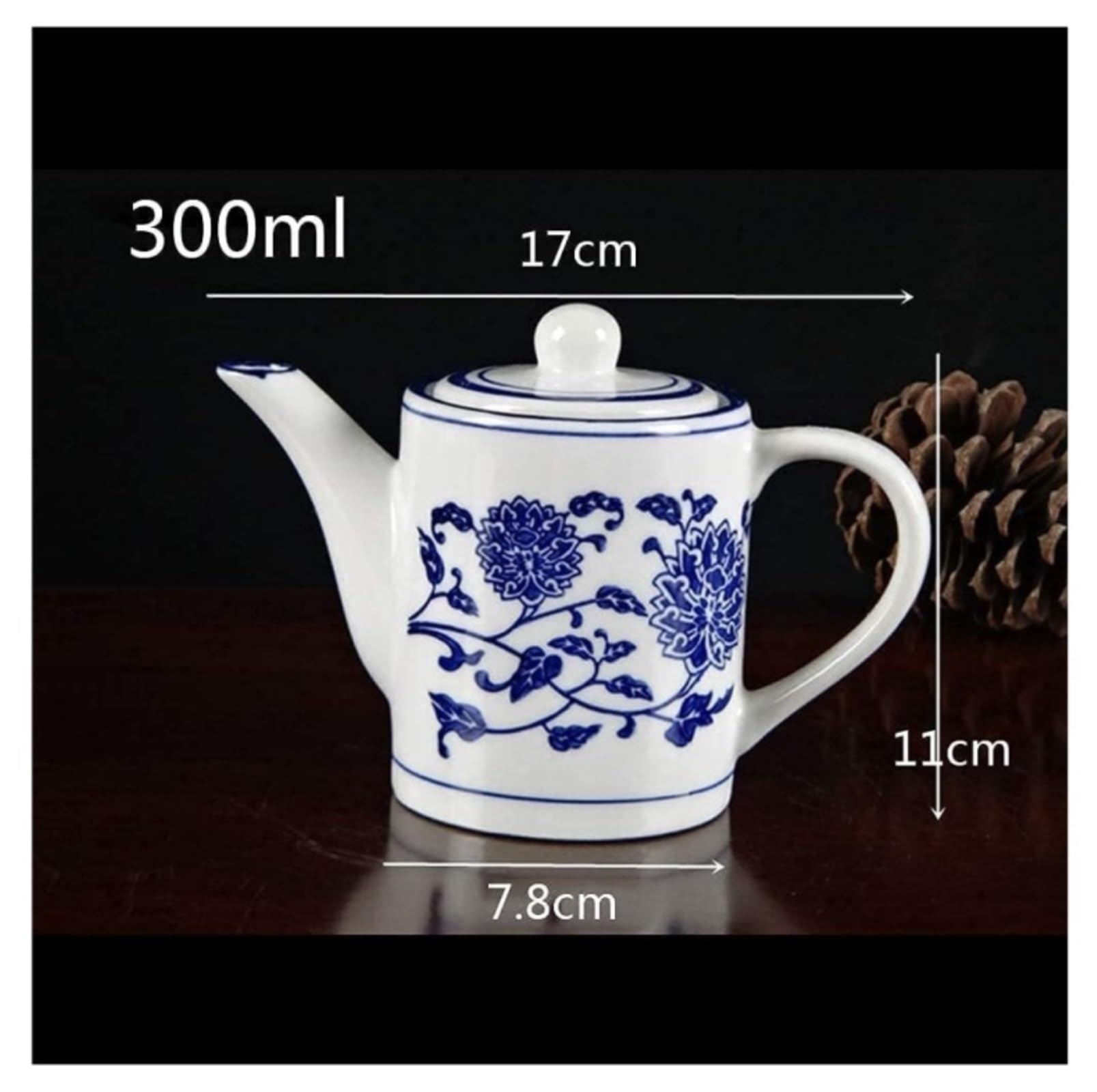 Dispenser per Olio E Aceto, Bottiglia per Olio da 300 Ml, Dispenser per Aceto E Soia in Ceramica Bianca, Dispenser per Condimenti Liquidi da Cucina,