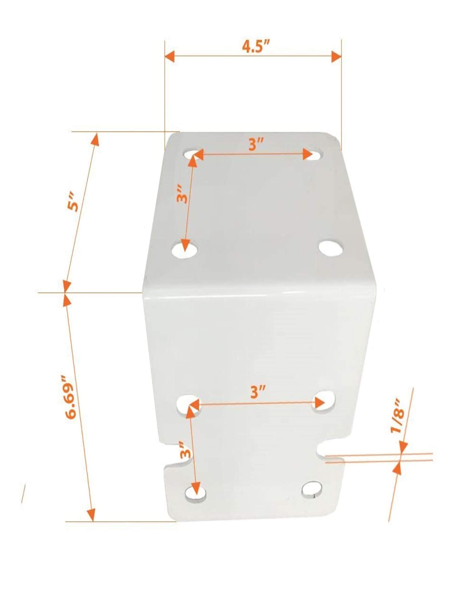 CFS COMPLETE FILTRATION SERVICES EST.2006 Whole House Mounting Bracket for 10" and 20" Water Filter Housing Compatible with 244047, 150578, MC-1A, 150061, FM-25W (3)