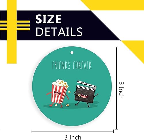 Miniatura 2 de Adornos de palomitas de maíz, adorno de Navidad, árbol de Navidad, decoración colgante, recuerdo, regalo coleccionable