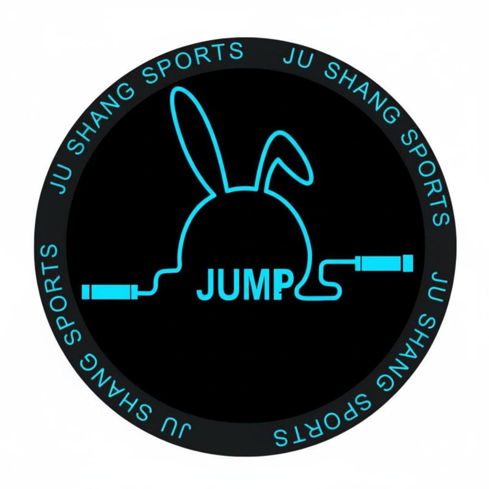 Round Jump Rope Mat Noise Reduction Jump Rope Mat Thickened Shock Absorbing Exercise Pad for Home Use, Apartment Blue Rabbit 125CM-image-44