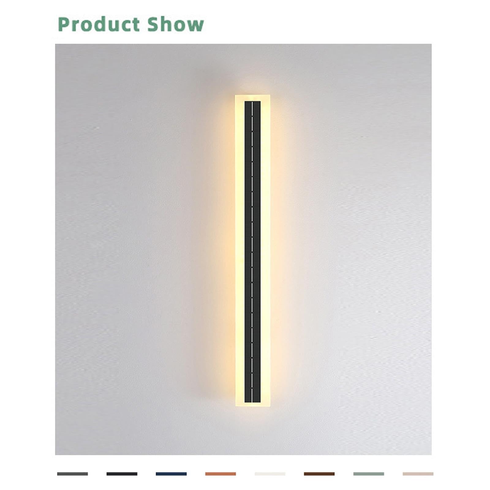 Długie Listwy Zasilane Energią Słoneczną Kinkiety Zewnętrzne Oświetleniowe