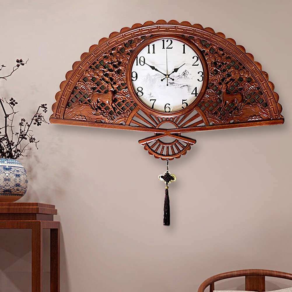 Metalowy zegar ścienny do salonu - stylowy dekoracyjny zegar ścienny do domu, biura, sypialni - nowoczesny design, łatwy do powieszenia, średnica 30 cm