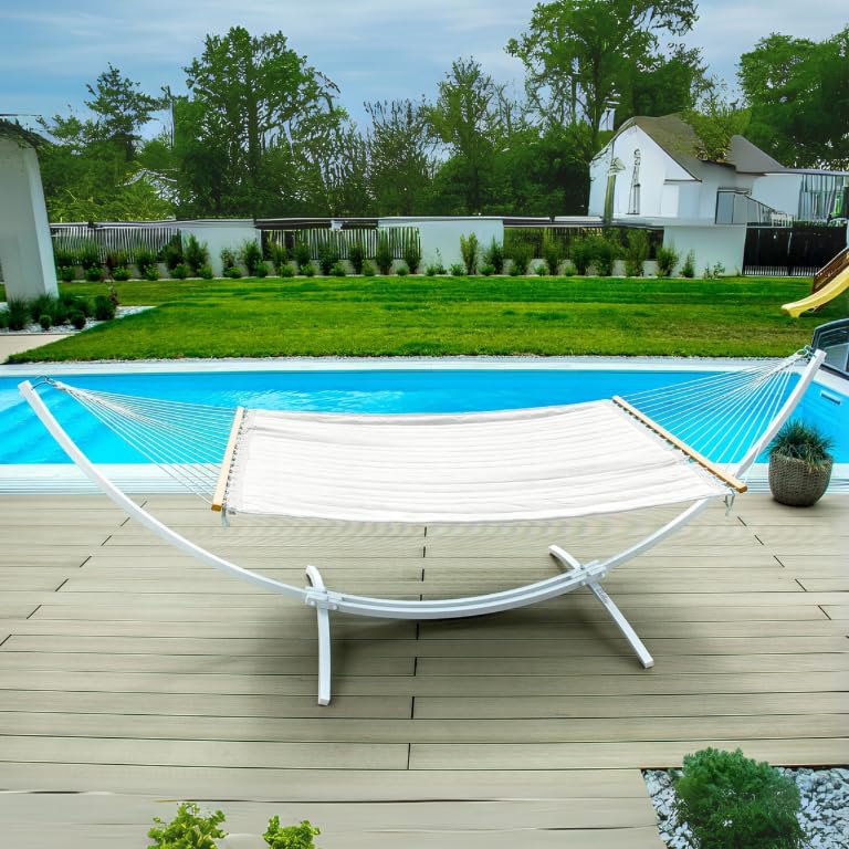 Zolta Hängemattengestell Für Garten und Balkon - Hängematte Outdoor Gestell - Gestell für hängematte 2 Personen - Maximale Belastung 220 kg - Stahl