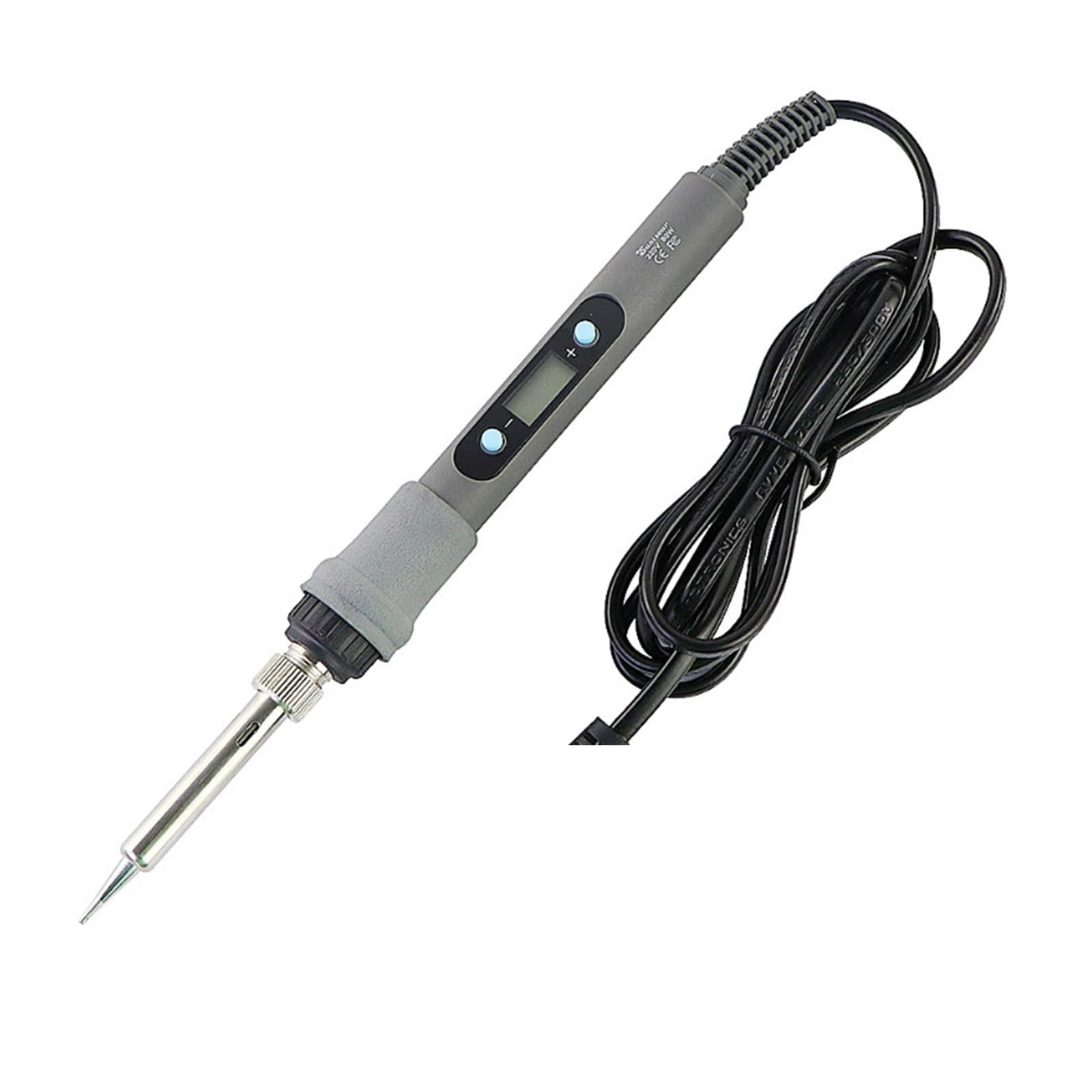 Soldador eléctrico de temperatura ajustable, estación de reparación de soldadura de 60W 80W herramientas de reparación de puntas de lápiz de calor, herramientas de soldadura Soldadura(60W Iron Set)