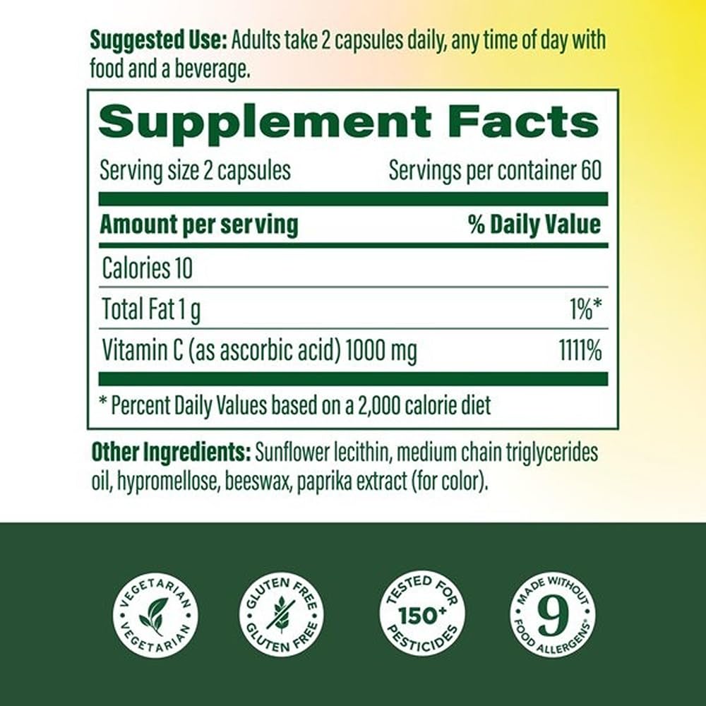 MegaFood Liposomal Vitamin C, Antioxidant & Immune Support, 120 Capsules — Amazon image 2