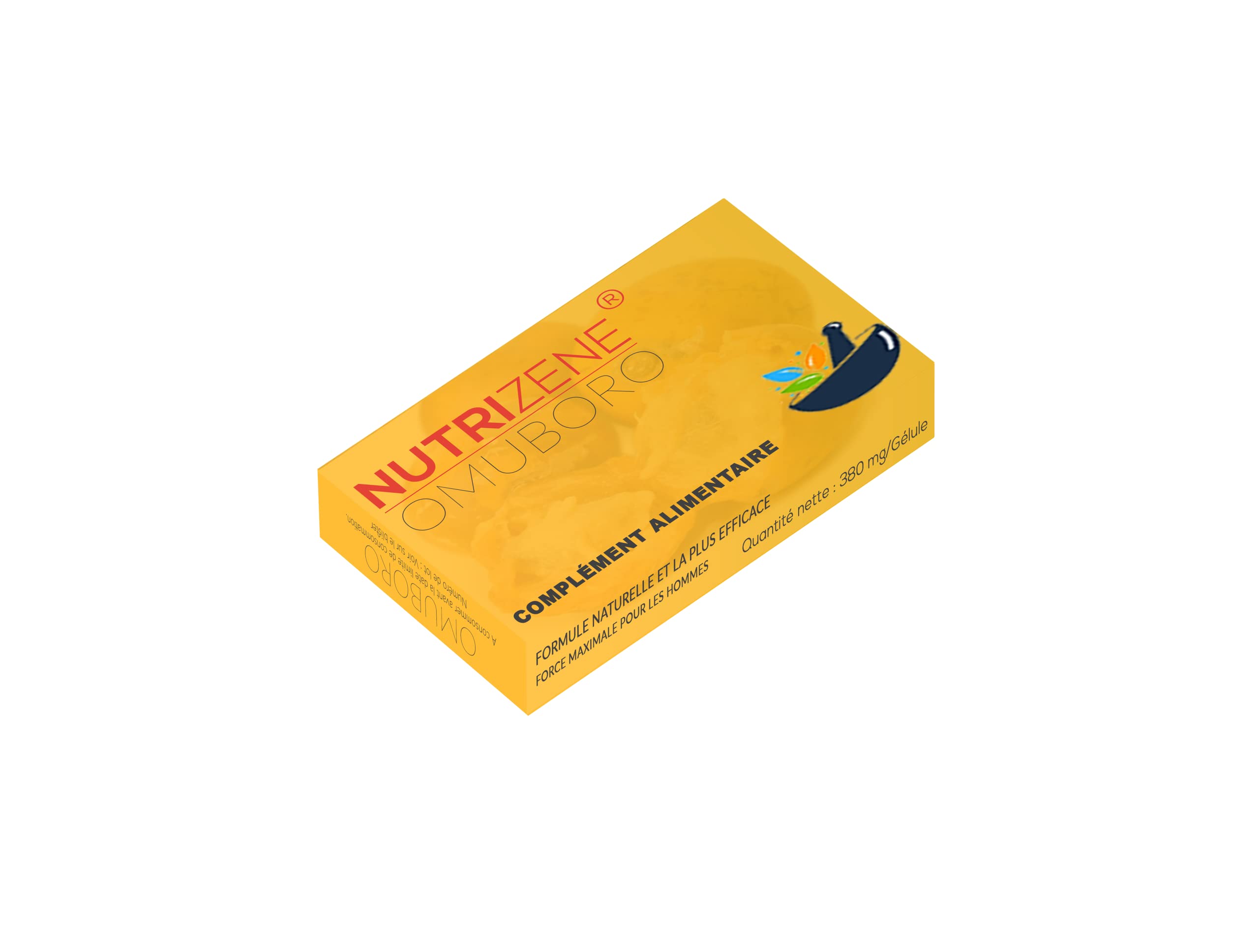 NUTRIZENE OMUBORO - Complément alimentaire pour homme au Ginseng et à l'Arginine - Augmentation de l'énergie, de l'endurance, de la performance - (10 Gélules)