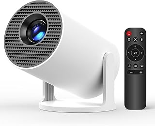 WEAGP Mini Portable Projector, 4K Auto Keystone Projector, 1080P Full HD with WiFi 6 and Bluetooth 5.0, 130 Inch Screen, 1... Price In India