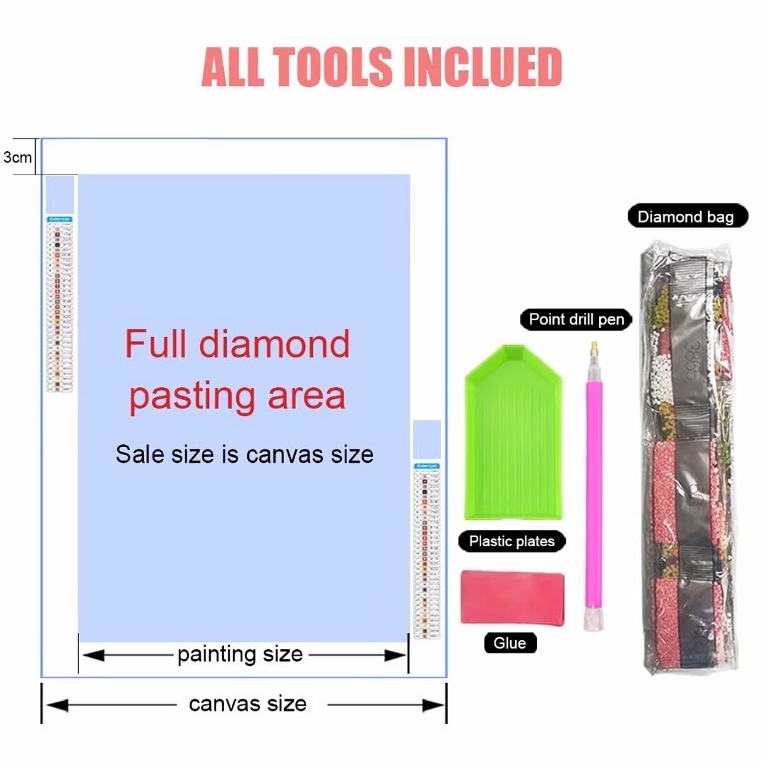 Diamond Painting Lebensbaum Buch Diamond Painting Erwachsene,5D Diamant Painting Bilder 65x80cm Stickerei Set,DIY Diamond-Painting Basteln Erwachsene Full Drill Crystal für Wand Home Décor,Gifts 45X