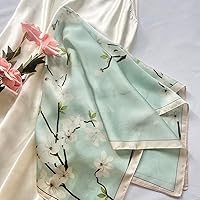 Vista 162 de FONYVE - Pañuelo de satén sedoso de tamaño mediano para mujer, cuadrado, 27.5 x 27.5 pulgadas