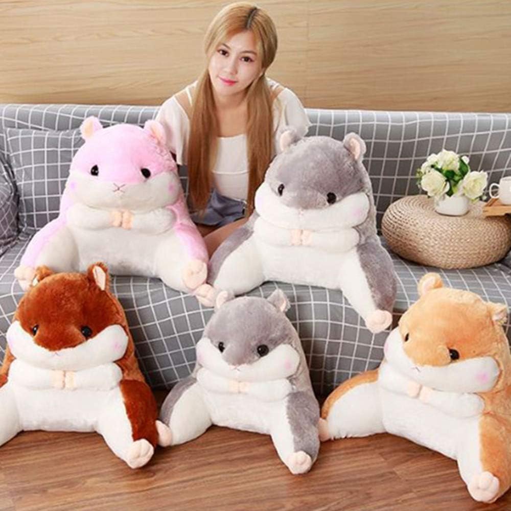 Backrest Pillow Stuffed Sitting Back Support Bed Pillow with Arms Reading & Relaxing Chair Car Seat Sofa Rest Cushion