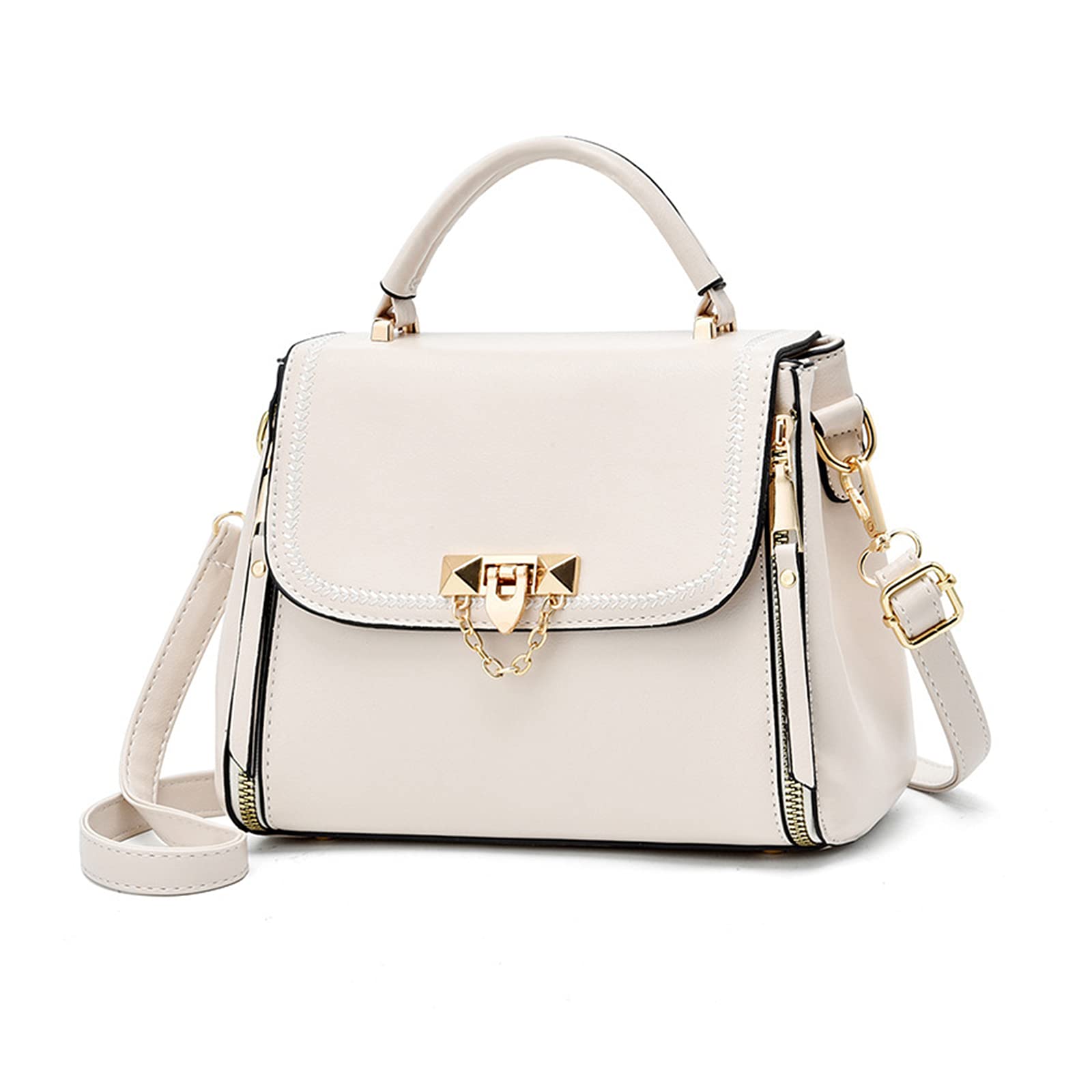NICOLE & DORIS Damen Handtaschen Klein Tasche Elegante Frauen Umhängetasche Designer Schultertaschen PU Leder Messenger Bag Tragetasche Damen mit Abnehmbar Schultergurt