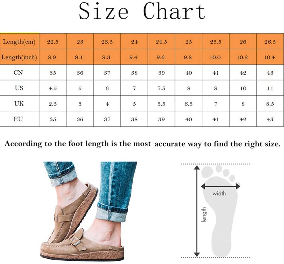 RXZCHH Sandali da Donna Zoccoli Estivi Pantofole Piatte Pantofole da Passeggio con Punta Chiusa Scarpe da Barca da Donna Scarpe Casual con Zeppa per Arco Piatto per Escursionismo all'Aria Aperta