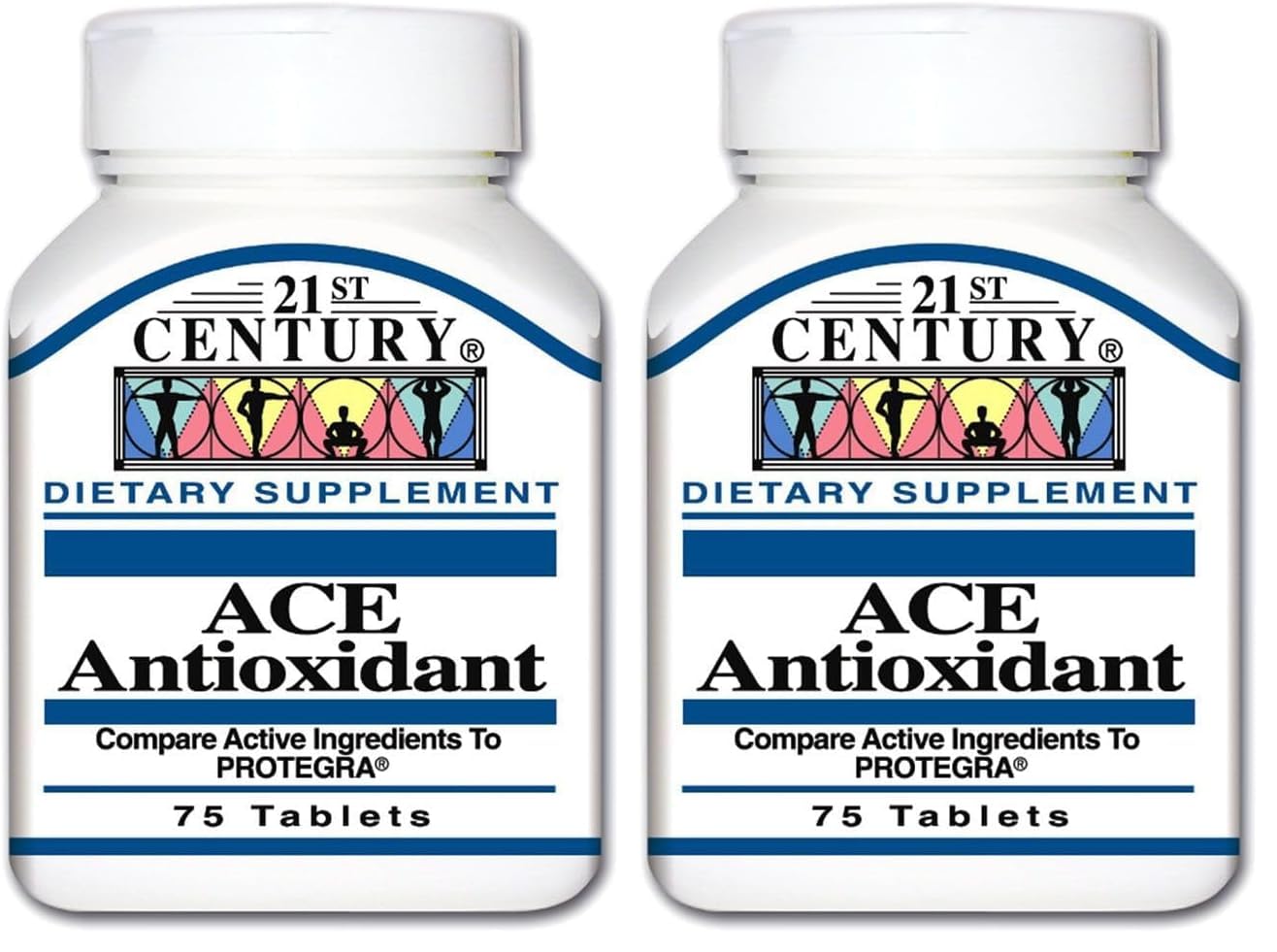21st Century Ace Antioxidant Tablets, 75Count (Pack of 2) 75 Count (Pack of 2)