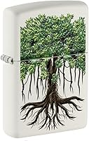 Vista 8 de Zippo Mystic Nature Design - Encendedor de bolsillo Black Ice