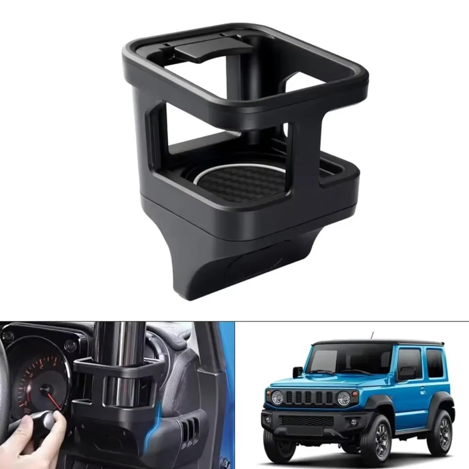 Auto Innenraum Zubehör Compatibile Con Suzuki Per Jimny JB64 Per Sierra JB74W 2019 2023 Supporto Di Tazza Di Acqua Per Auto Stick-on Accessori Interni