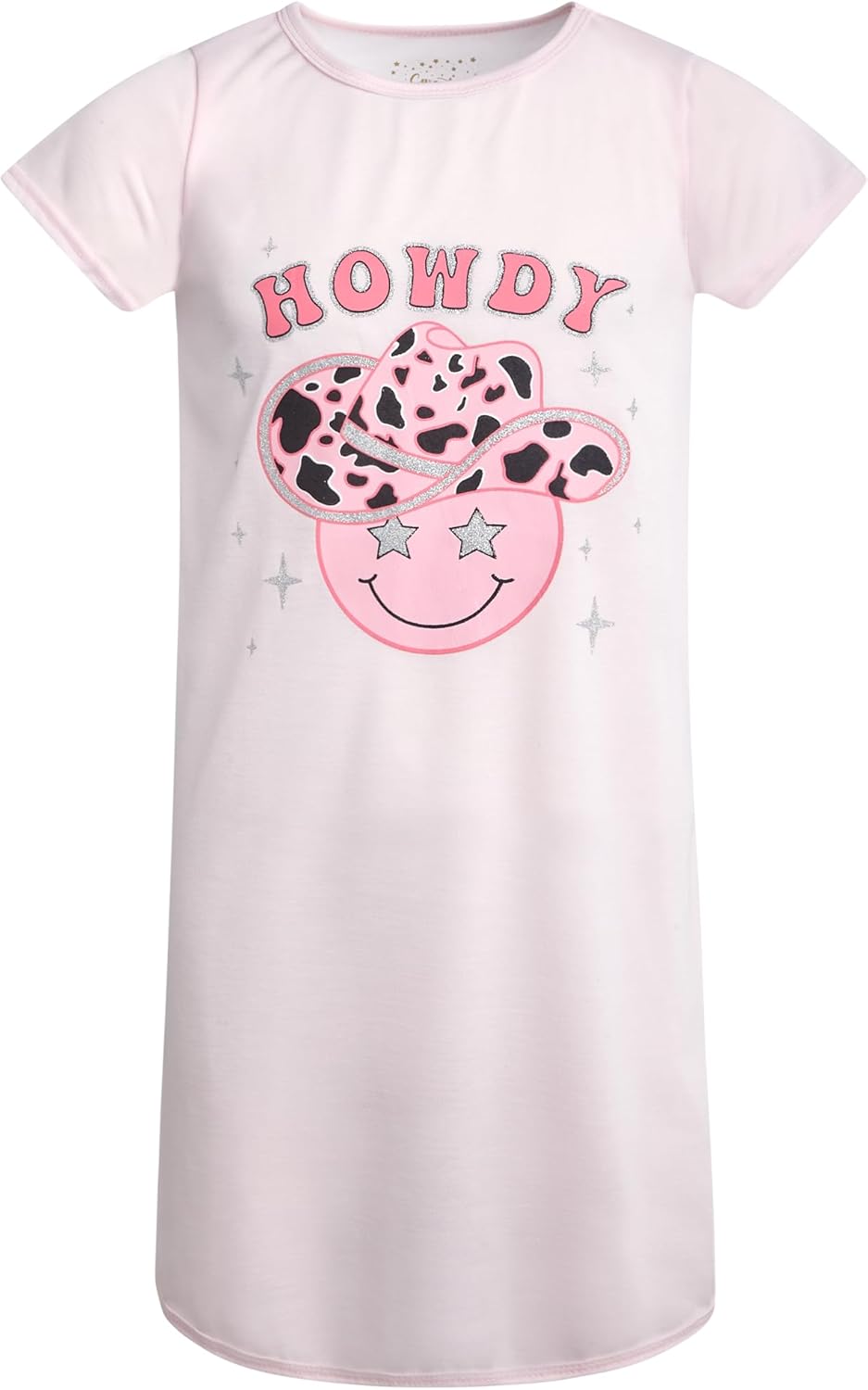 Sweet & Sassy Girls Nightgowns - 4 Pack Short Sleeve Night Gown Sleepwear Pajama Dress for Kids (Size: 4-14) - Image 5