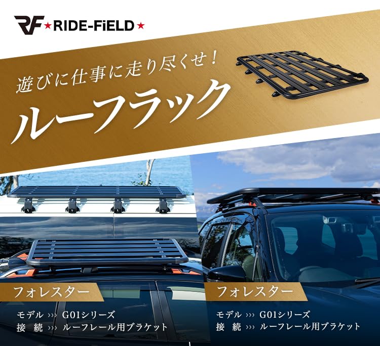 Amazon.co.jp: RIDE-FiELD（ライドフィールド）ルーフキャリア 本体