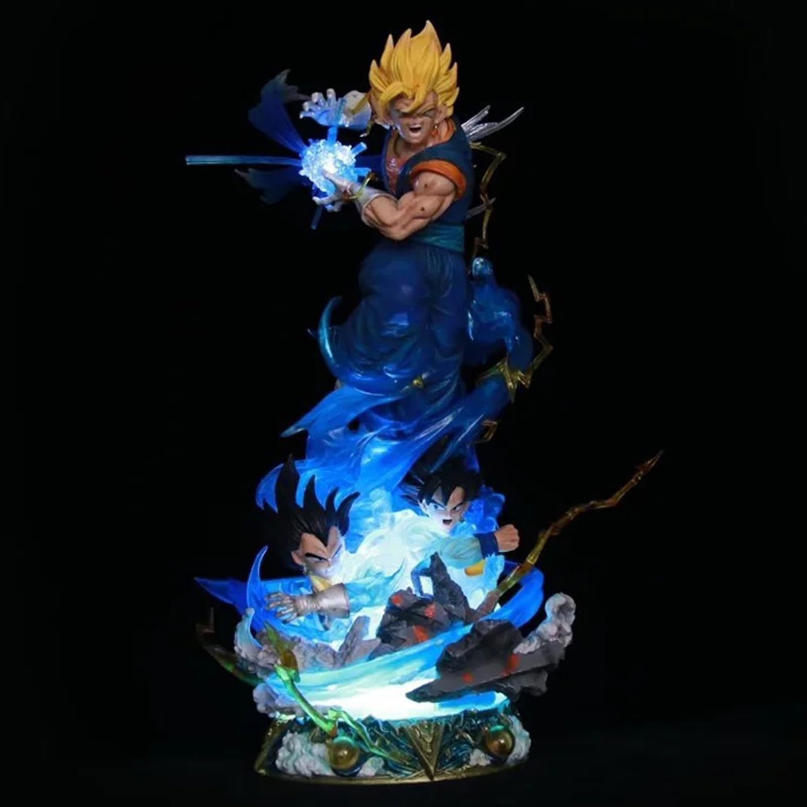 Mulrcks Gogeta Figure, Japanese Anime Son Goku Kakarot PVC Figures Character Vegeta Figure Collection Model Toy Decoration Gift Ornaments