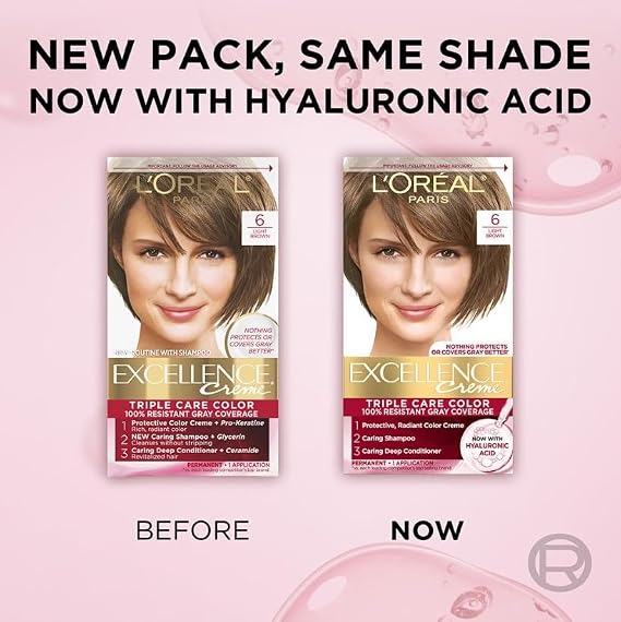LOreal ParisExcellence Creme, Light Brown [6] 1 Each