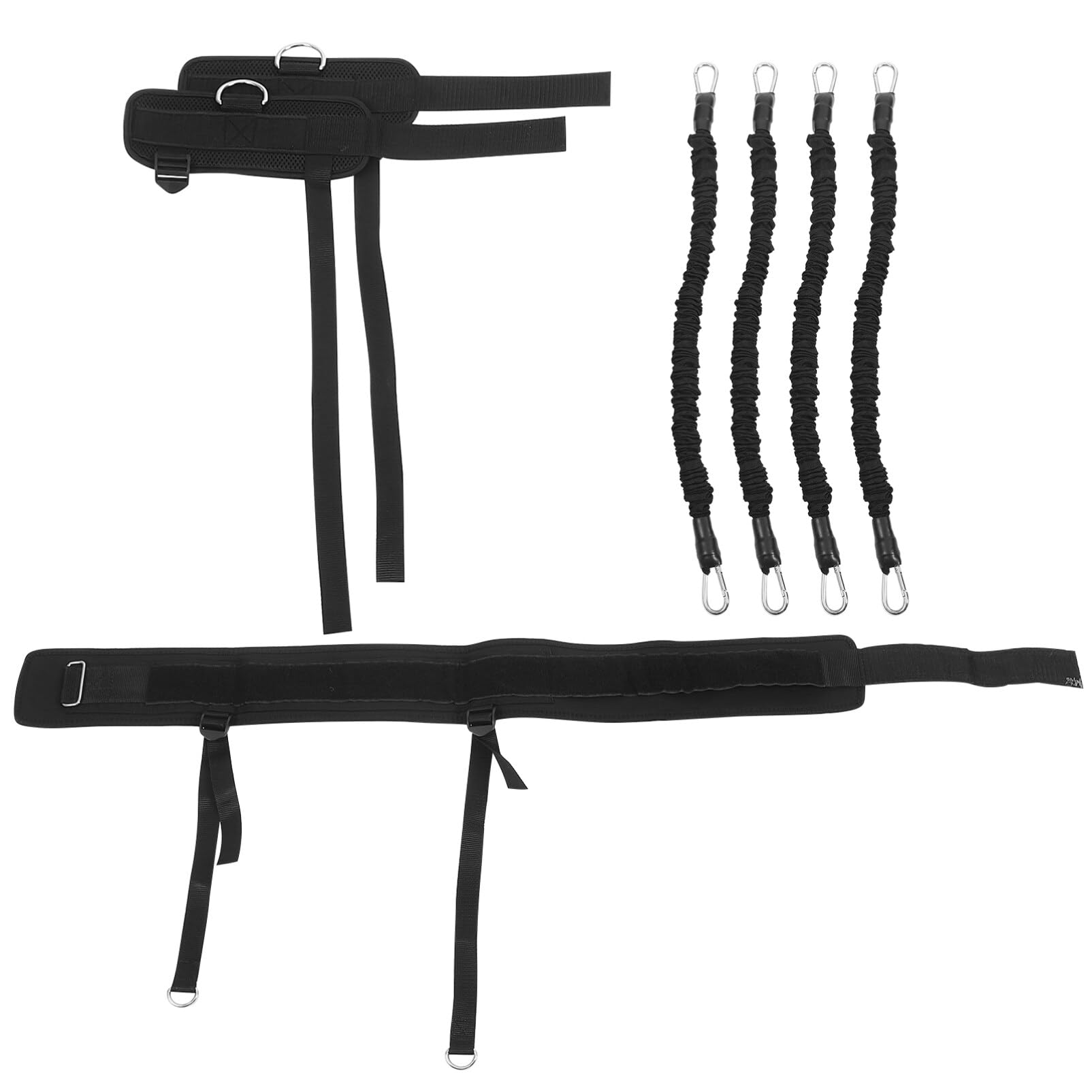 Sosoport 1set Fascia Resistente Per Caviglie Completo Con Fascia Vita e Cavi Per Allenamento Della Delle Gambe Adatta Per Uomini e Donne Per Yoga e Palestra