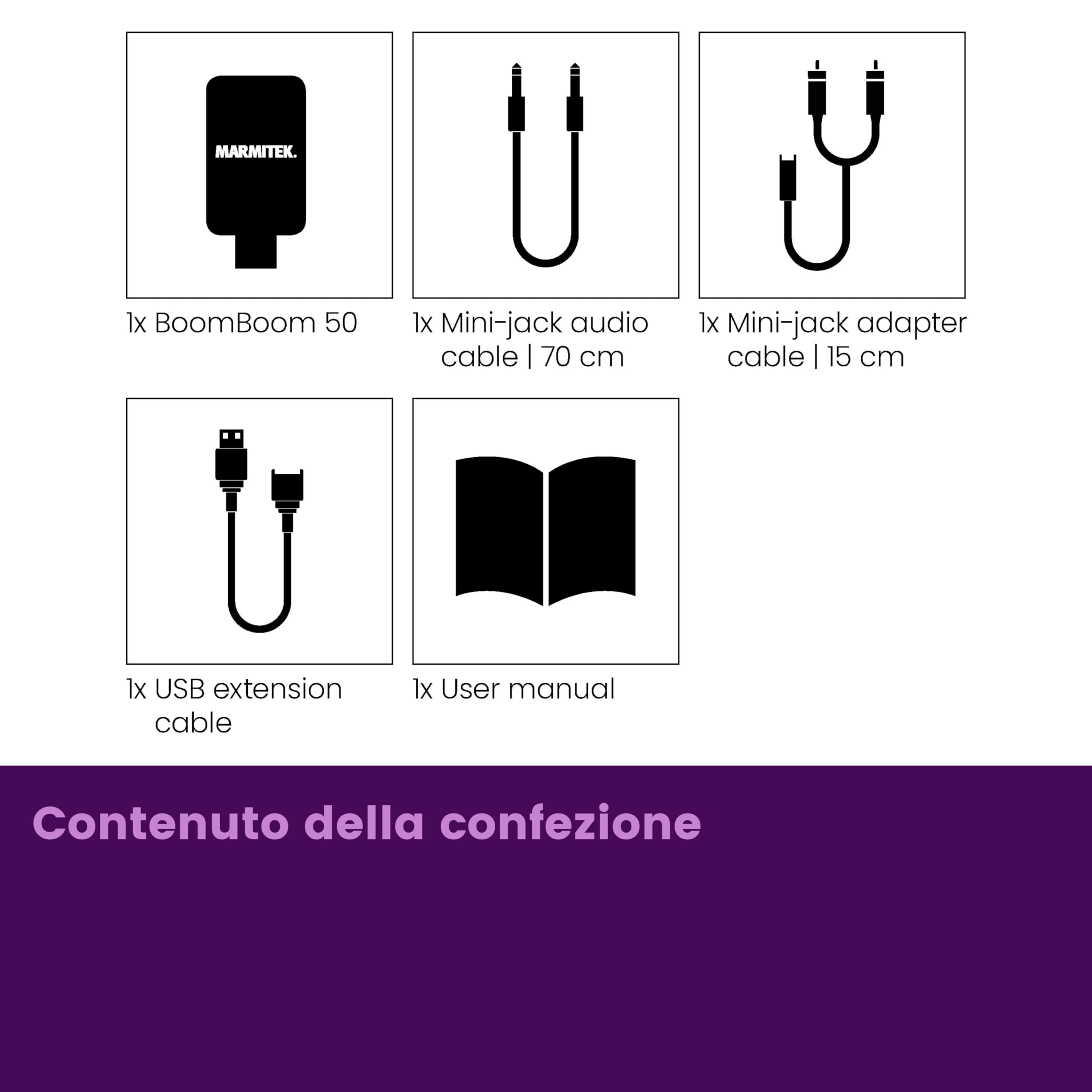 Marmitek BoomBoom 50 - Trasmettitore Bluetooth TV per cuffie USB Audio
