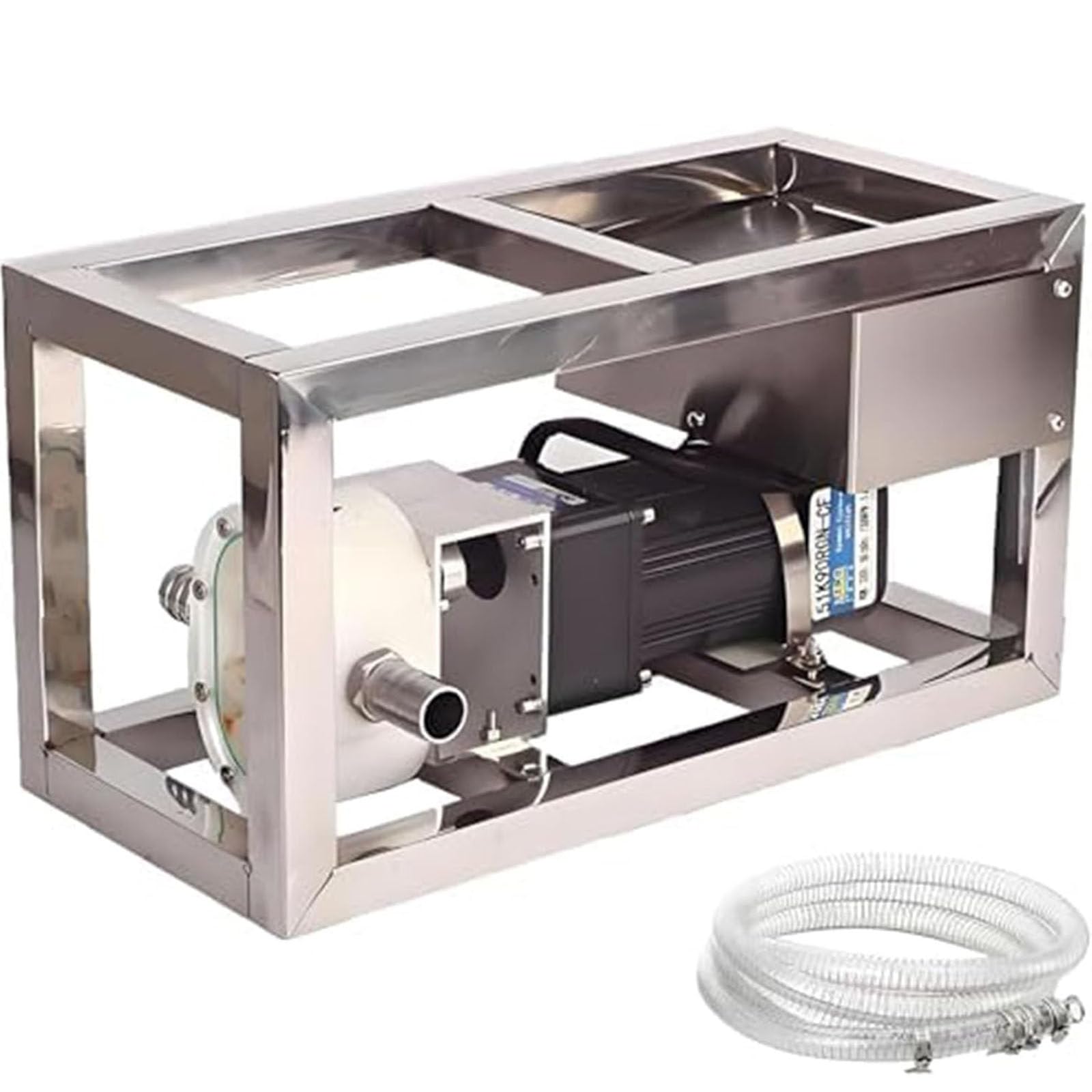 Elektrische Honig-Förderpumpe – 6-10 l/min Edelstahl-Viskosflüssigkeitspumpe, 90 W Lebensmittel-Flüssigkeits-Zahnradpumpe für flüssigen Honig und Lebensmittel-Flüssigkeiten
