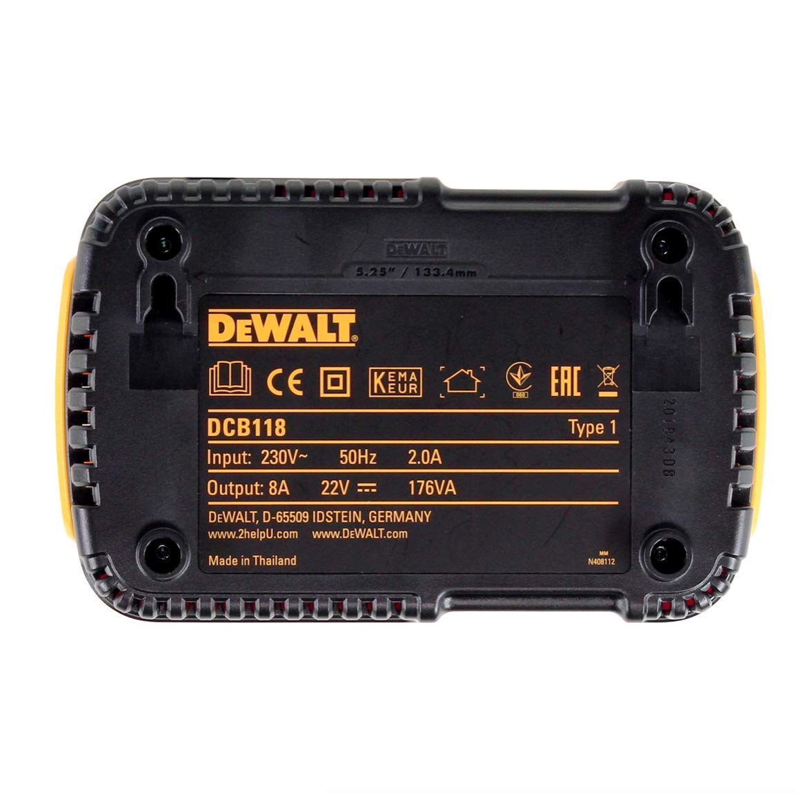 Dewalt DCB546 - Batería XR Flexvolt con cargador rápido DCB118 (6 Ah, 18 V, 54 V)