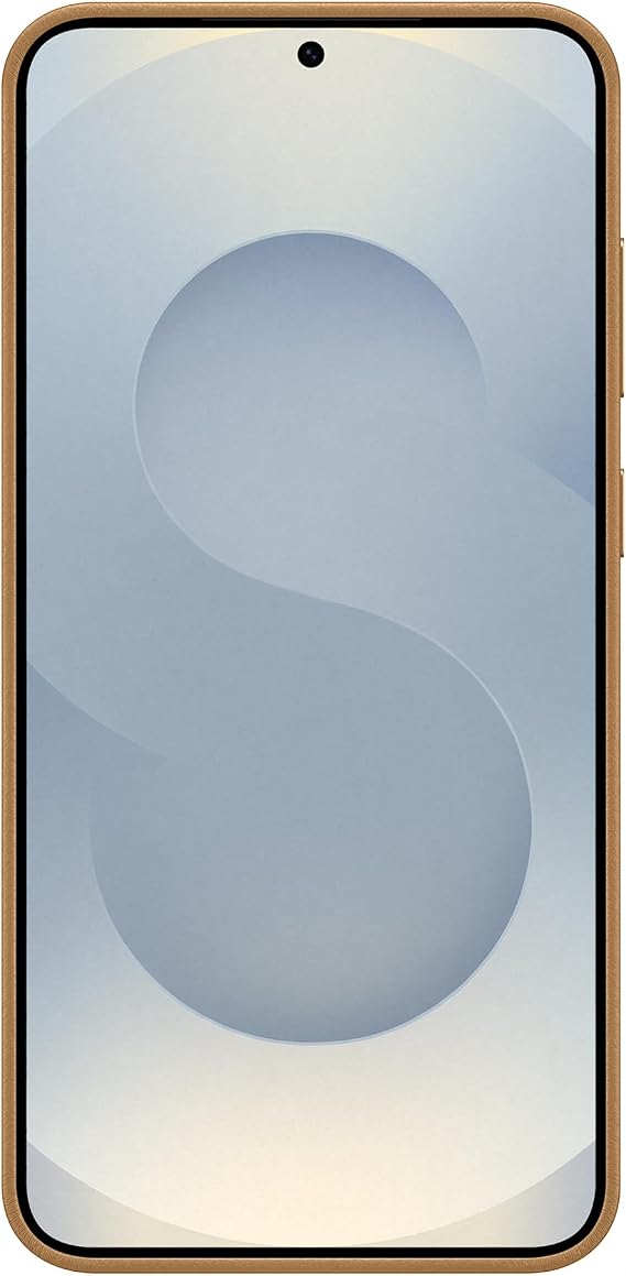 Samsung Galaxy Official Kindsuit Faux Leather Case for Galaxy S25+, Camel