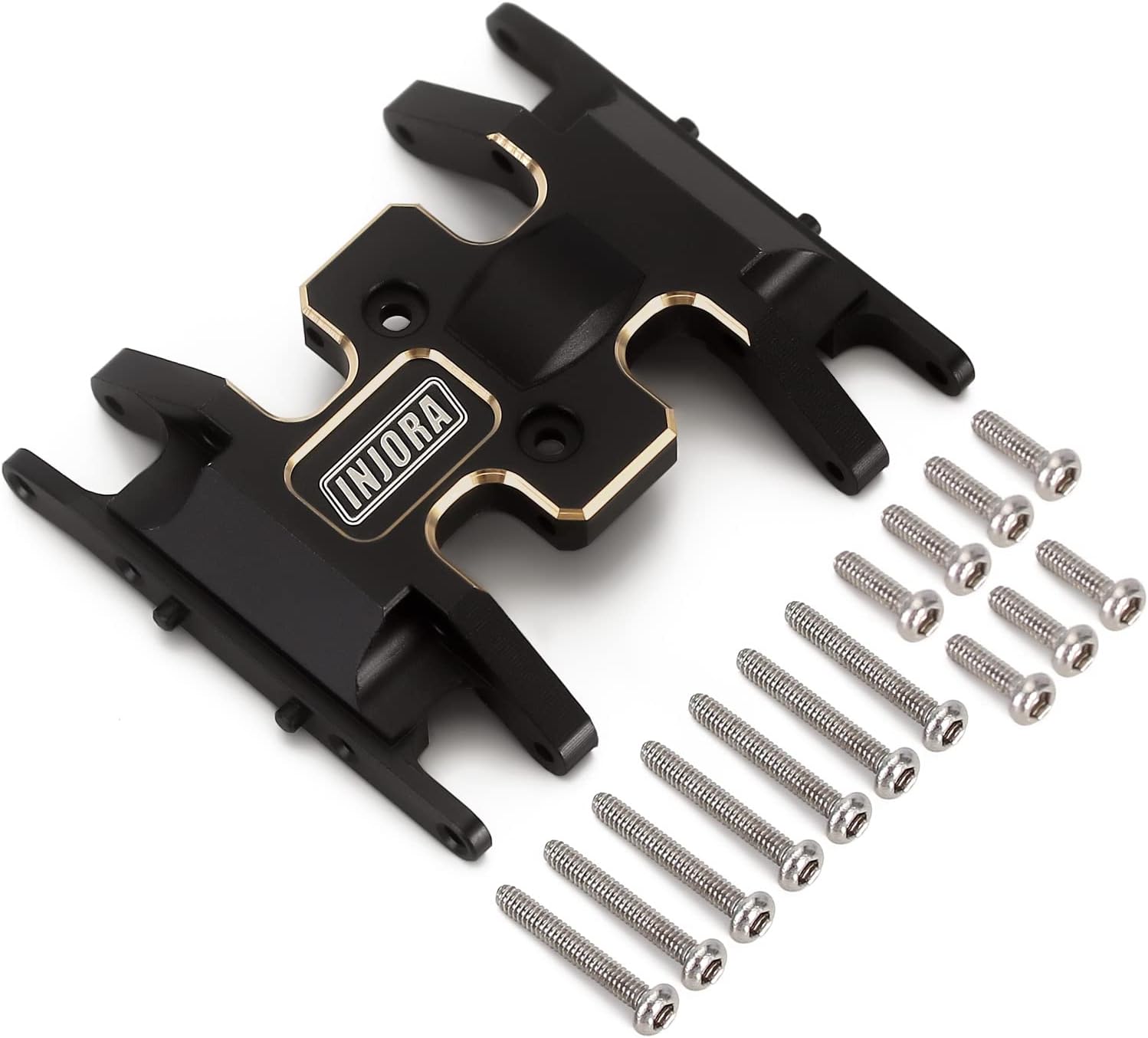 RC Skid Plate Heavy Black Coating Counterweight Chassis Accessories for 1/24 RC Crawler Car Axial SCX24 Upgrades Parts