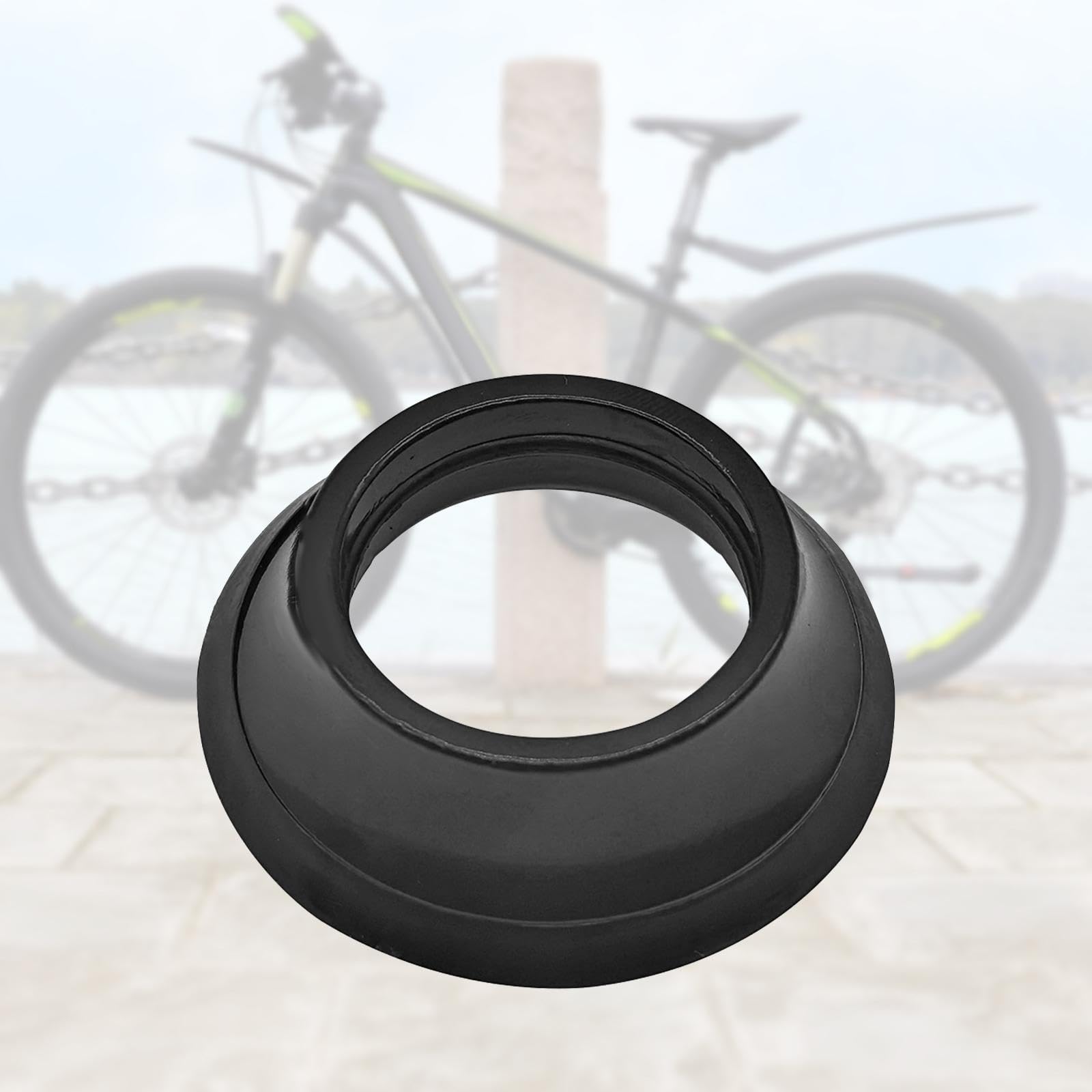 rockible Bike Front Fork Washer, Conical Stem Spacer, Aluminum Alloy Bicycle Taper Washer for 1-1/8