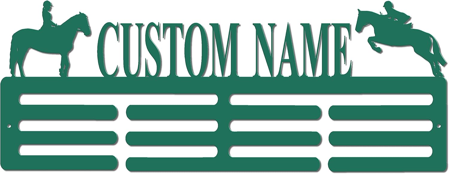 English Horse Riding Custom Medal Hanger