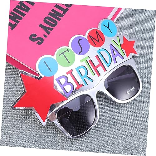 Gadpiparty Óculos De Baile De Plástico Infantil 2 Peças Chapéu De Aniversário Festa De Aniversário Ó