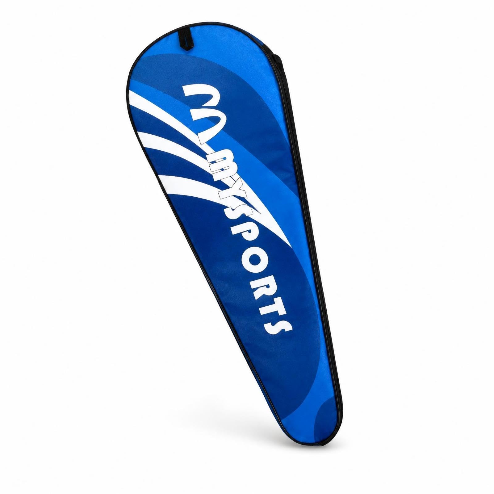 Badminton Racket Bag Single Shoulder Strap Badminton Racquet Bag White Blue 018 Cover-image-16