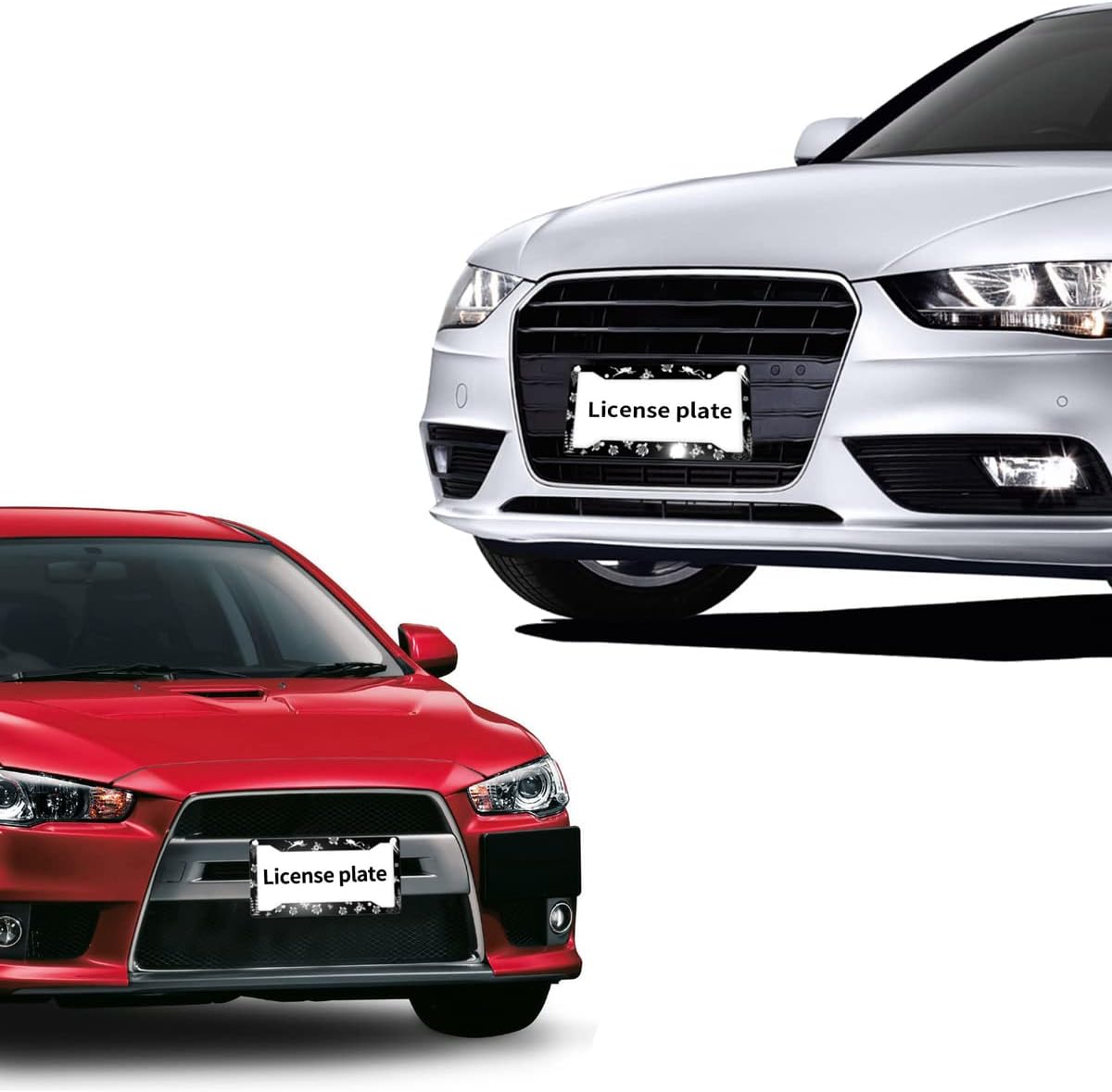 2PCS Sea Turtle License Plate Frame - I'd Rather Be Scuba Diving License Plate Frame Fashion Auto Accessories Decorative Front and Rear Car Tags,Tropical Hawaii License Plate Frame for Men & Women